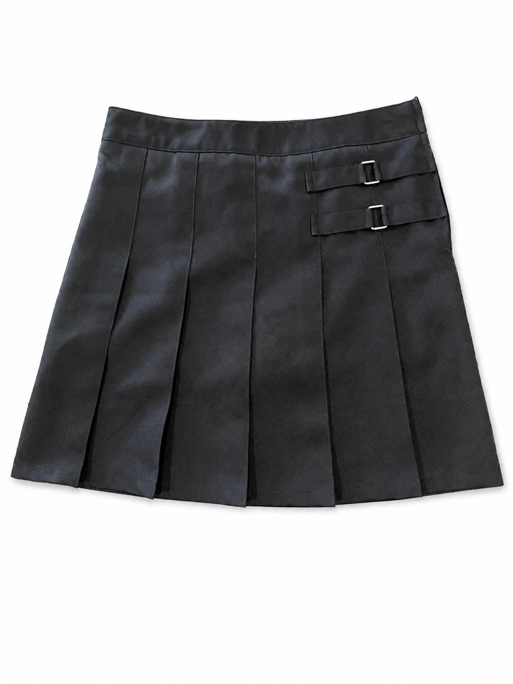 French Toast Girls Size 10 Navy Pleated 2-Buckle Uniform Skort